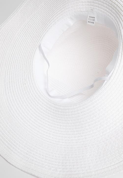 edit - Lori sun hat - white