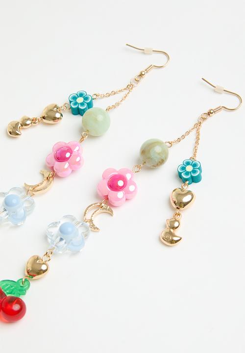 Superbalist - Stormi earring and necklace set - gold