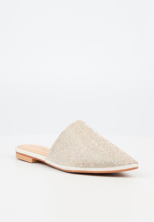 Miss Black - Zurich mule - silver
