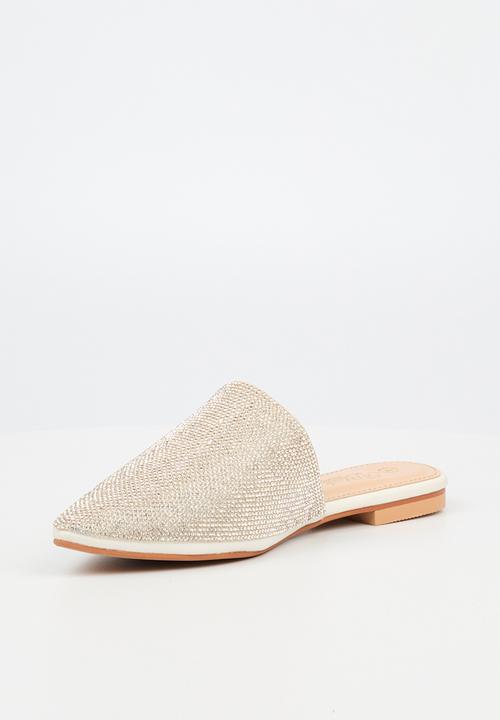 Miss Black - Zurich mule - silver