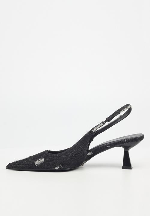 Miss Black - Luelle slingback court - black