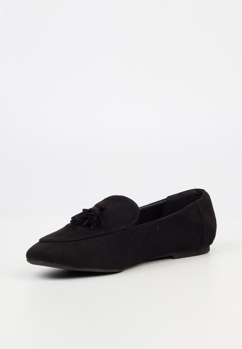 Miss Black - Jipsy stud detail loafer - black
