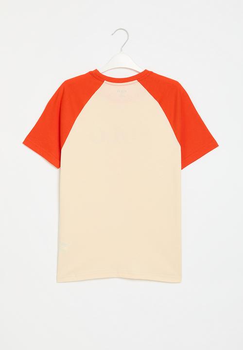 POLO - Boys tyler printed raglan tee - sunset