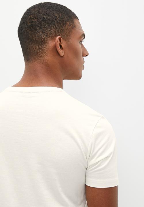 POLO - Mens short sleeve big pony tee - white 