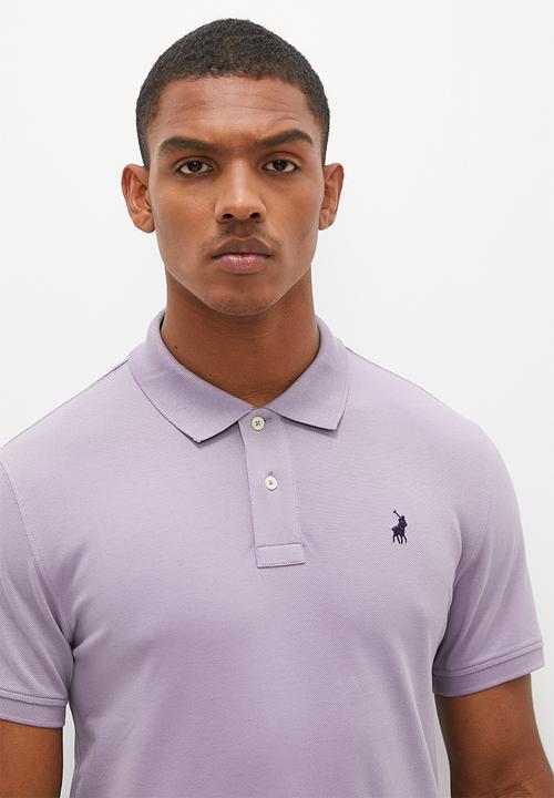 POLO - Mens classic pique short sleeve golfer - lilac 