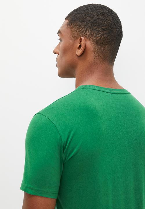 POLO - Mens short sleeve equestrian tee - bright green 