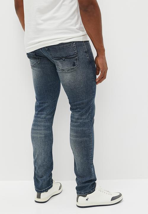 POLO - Mens pjc slim leg denim - blue