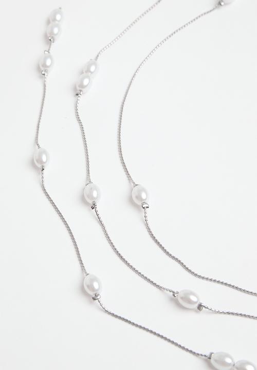 Superbalist - Rylan earring and necklace set-silver