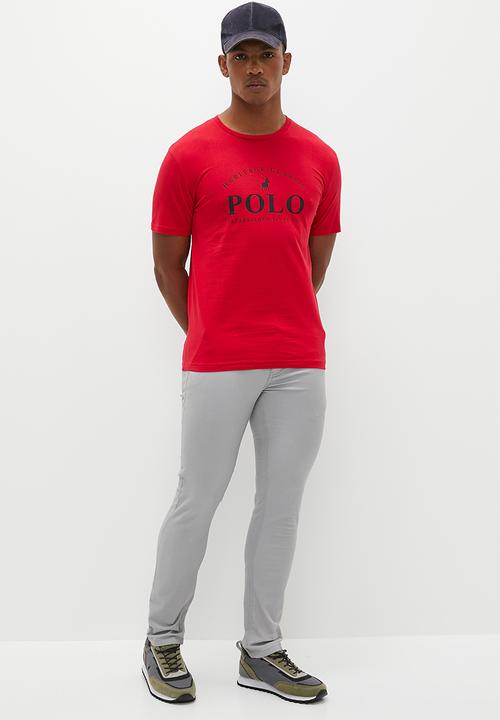POLO - Mens heritage short sleeve tee - red