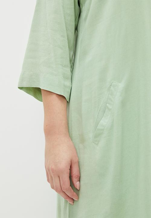 AMANDA LAIRD CHERRY - Plus Zinhle - Pistachio Slub Weave