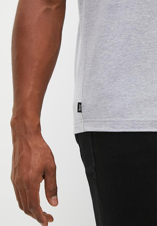 JEEP - Grillie icon print tee - grey melange 
