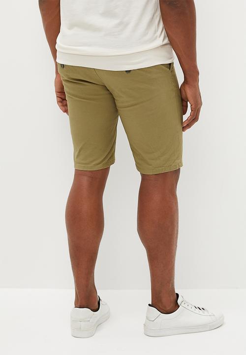 Pierre Cardin - PC stretch chino shorts - khaki 