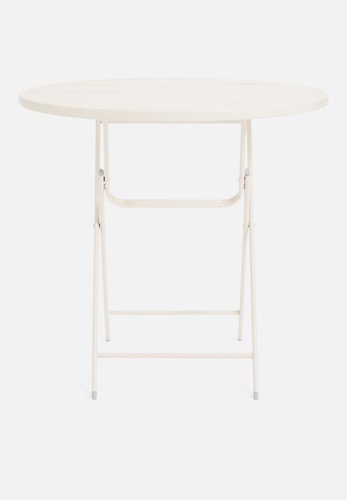 H&S - Foldable outdoor table - ecru