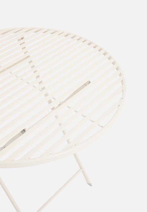 H&S - Foldable outdoor table - ecru
