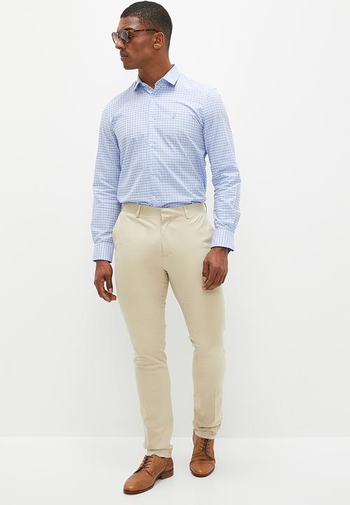 POLO - Men stretch slim fit trouser - neutral 