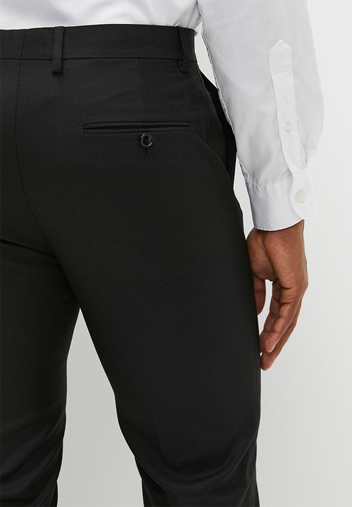 POLO - Men custom fit travel trouser - black