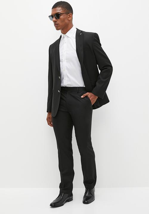 POLO - Men custom fit travel trouser - black