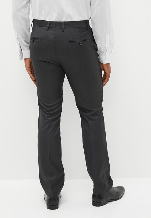 POLO - Men custom fit travel trouser - dark grey