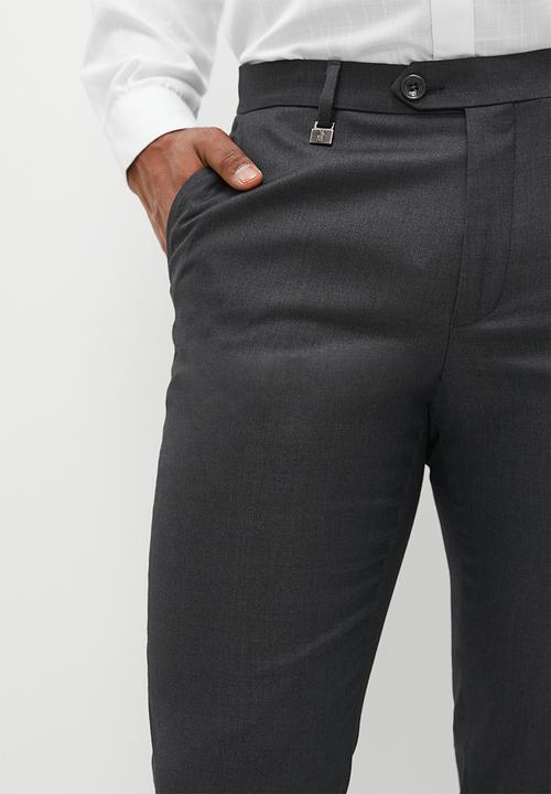 POLO - Men custom fit travel trouser - dark grey
