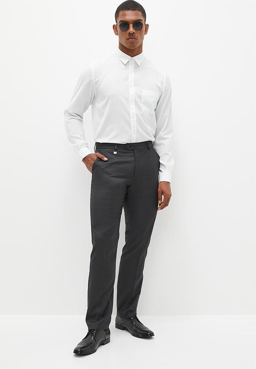 POLO - Men custom fit travel trouser - dark grey