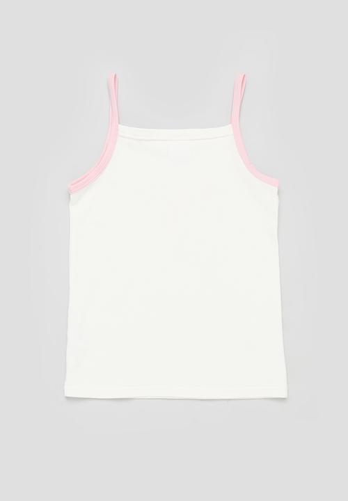 Pop Candy -  2 Pack camisole - white