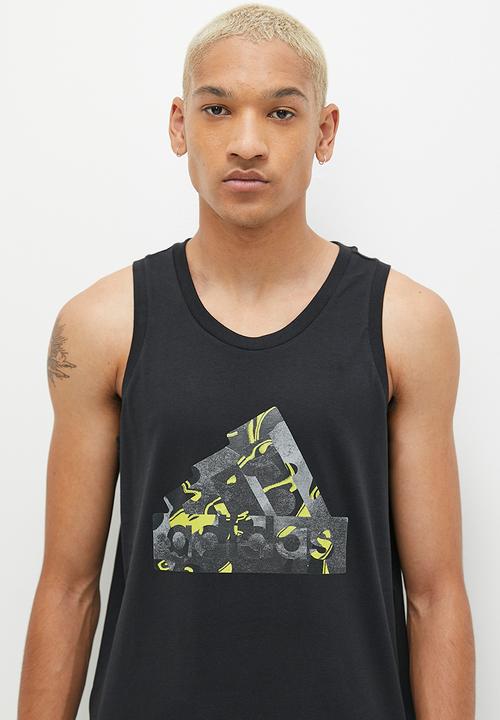 adidas Performance - M fi camo tank - black