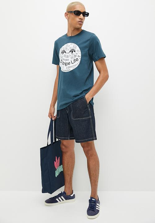 adidas Originals - Trefoil face te m - blue 
