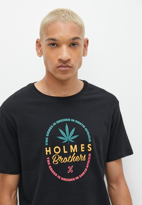 Holmes Bro's - Grass is greener tee - black