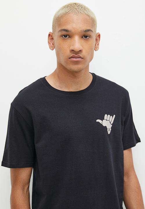 Holmes Bro's - Aloha africa tee - black