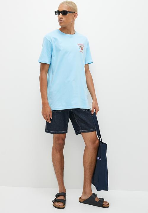 Holmes Bro's - Sangomas tee - mid blue