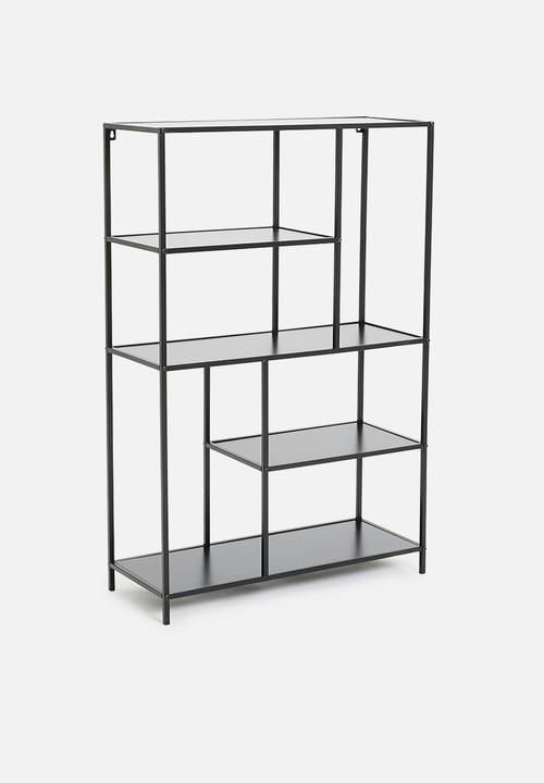 H&S - Asher wall rack - black