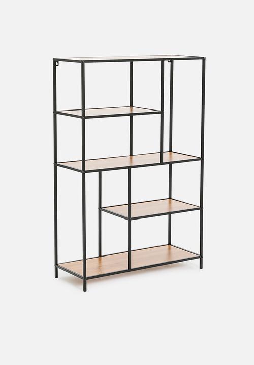 H&S - Scarlett wall rack - natural & black