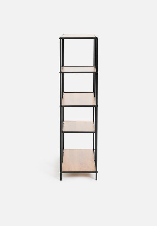 H&S - Scarlett wall rack - natural & black