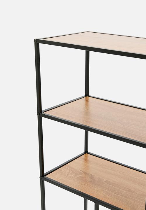 H&S - Scarlett wall rack - natural & black