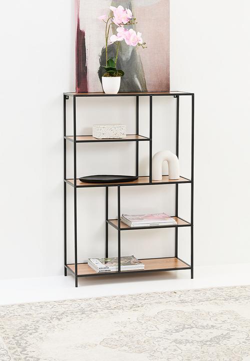 H&S - Scarlett wall rack - natural & black