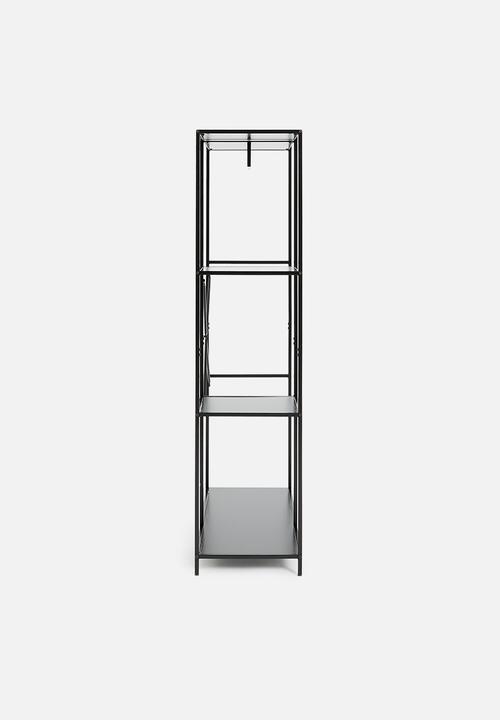 H&S - Mila clothing rail - black