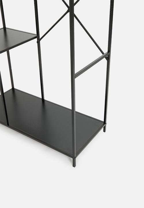 H&S - Mila clothing rail - black