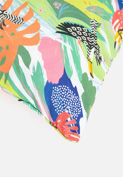 Hertex Fabrics - Cover Toucans - Green