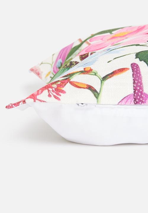 Grey Gardens - Botanical Cushion Cover - Multi