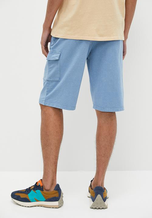 Superbalist - Anda 1UP Utility Sweat Short - Dusty Blue