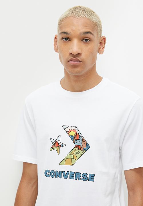 Converse - Star chevron fill graphic T-shirt - white 