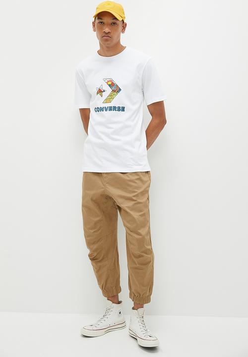 Converse - Star chevron fill graphic T-shirt - white 