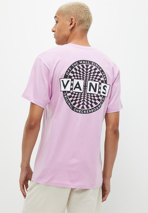 Vans - Warped checkerboard logo short sleeve tee -  lavender frost