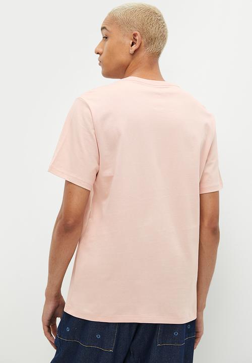 Converse - Converse go-to embroidered star chevron tee - light pink