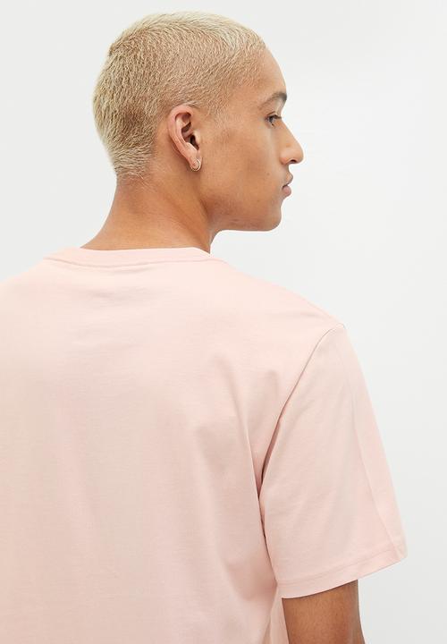 Converse - Converse go-to embroidered star chevron tee - light pink
