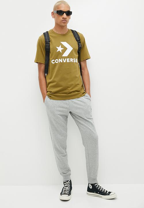 Converse - Converse Go-To All Star Patch Standard Fit Sweatpant - Vintage Grey Heather