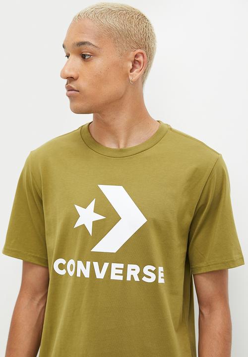Converse - Standard fit center front large logo star chevron tee - cosmic turtle