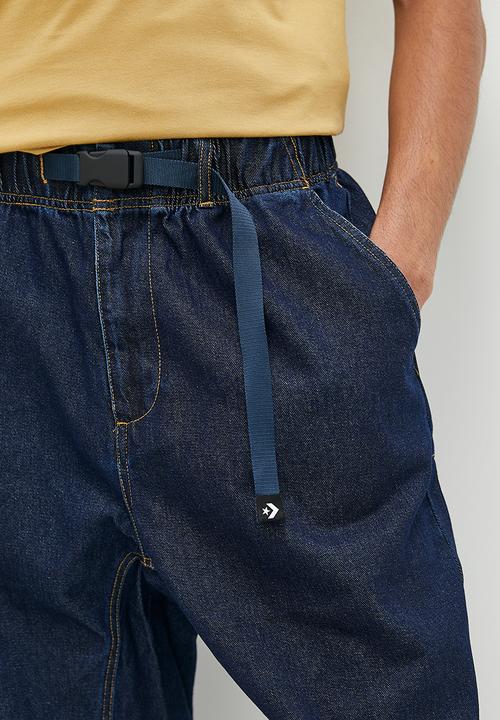 Converse - Elevated denim jogger - mid blue 