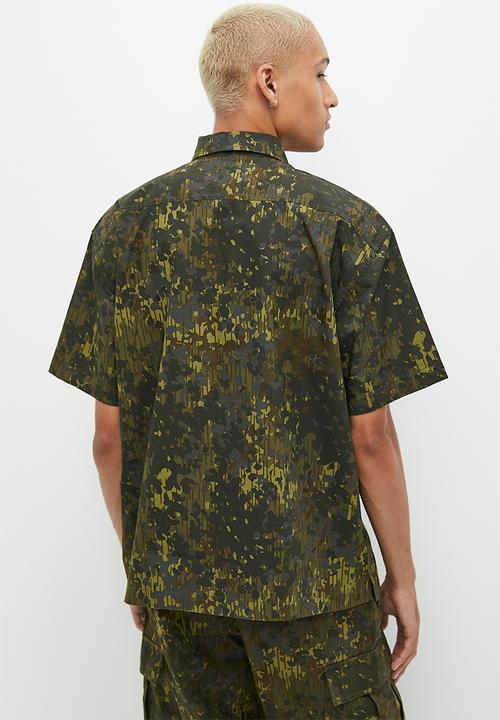 Vans - Bishop short sleeve woven grape leaf - green