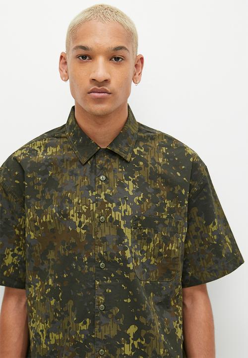 Vans - Bishop short sleeve woven grape leaf - green
